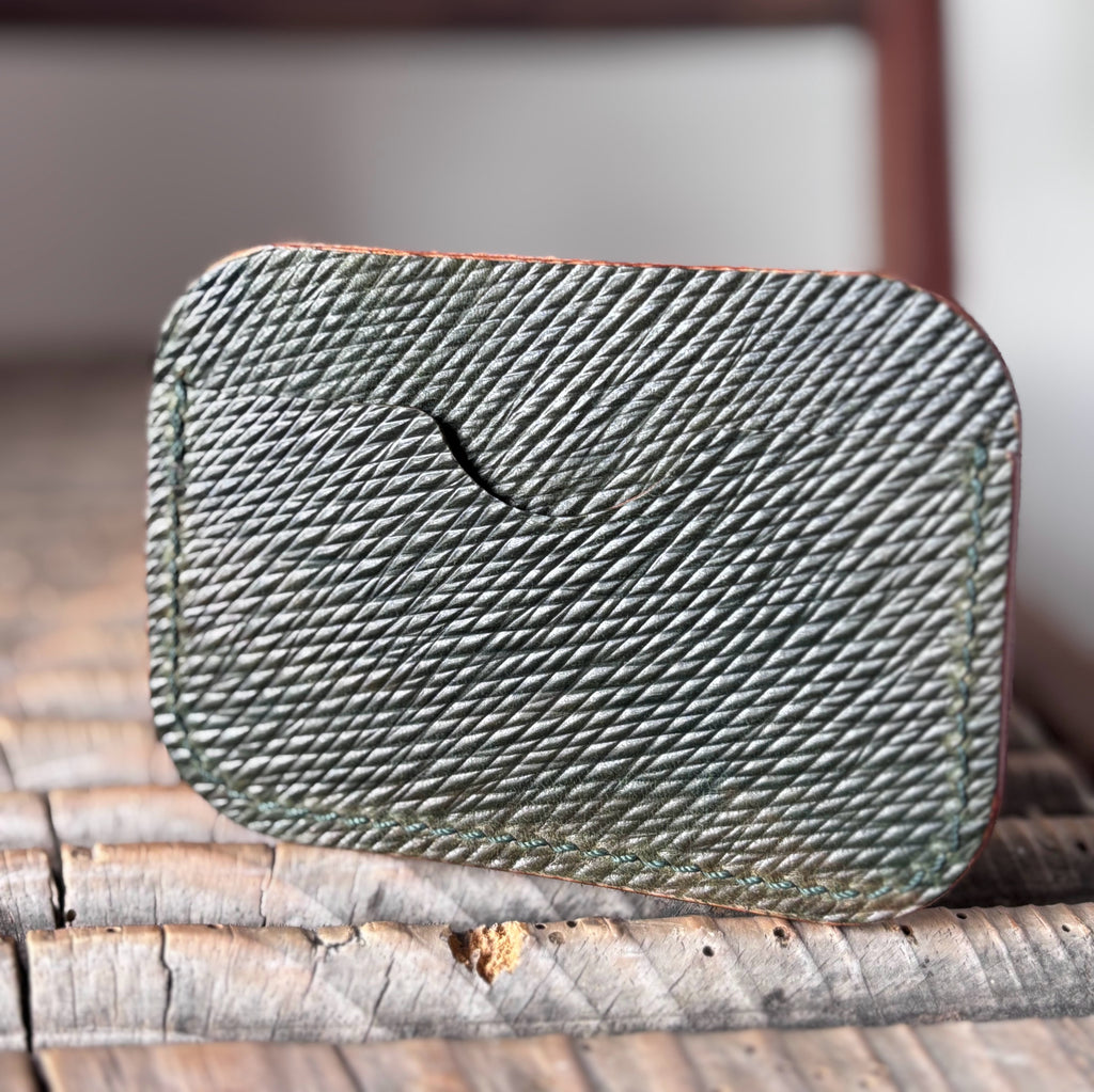 Compact Card Case - Green