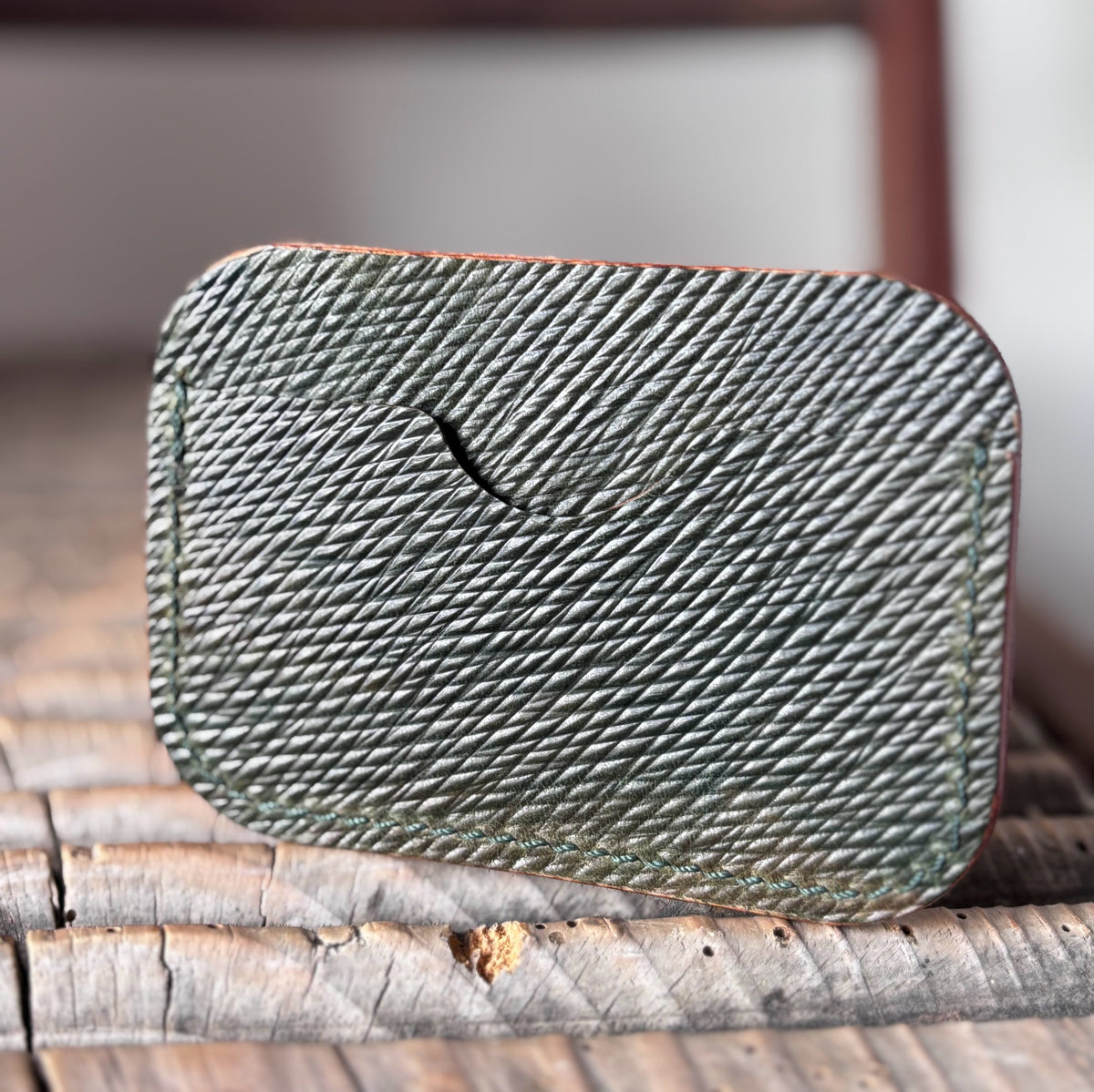 Compact Card Case - Green