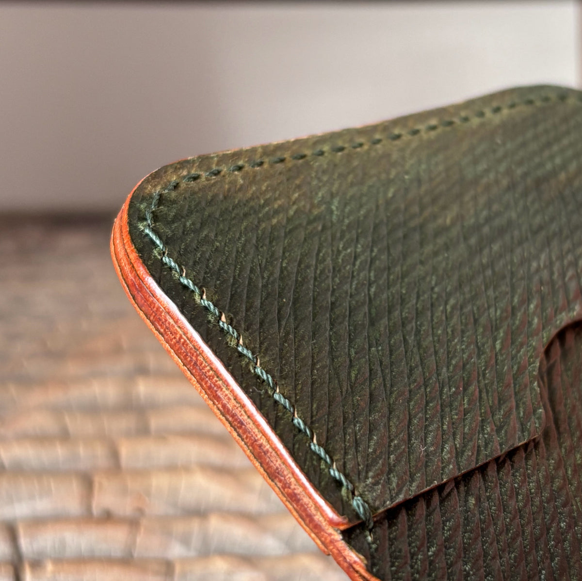 Compact Card Case - Green
