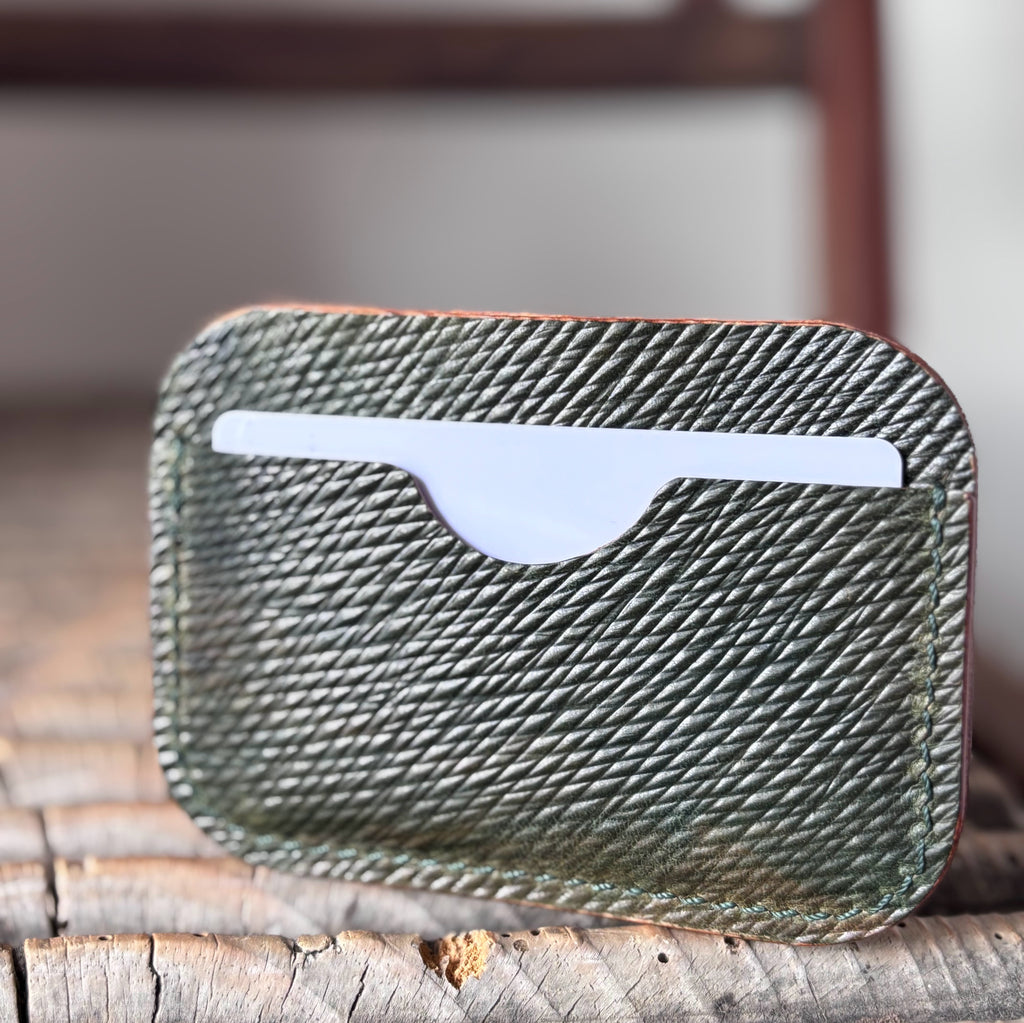Compact Card Case - Green