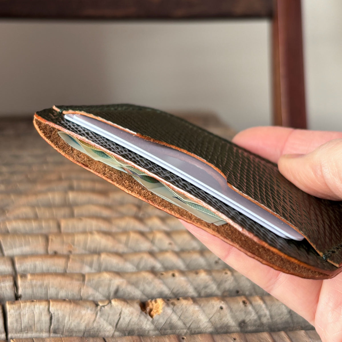 Compact Card Case - Green