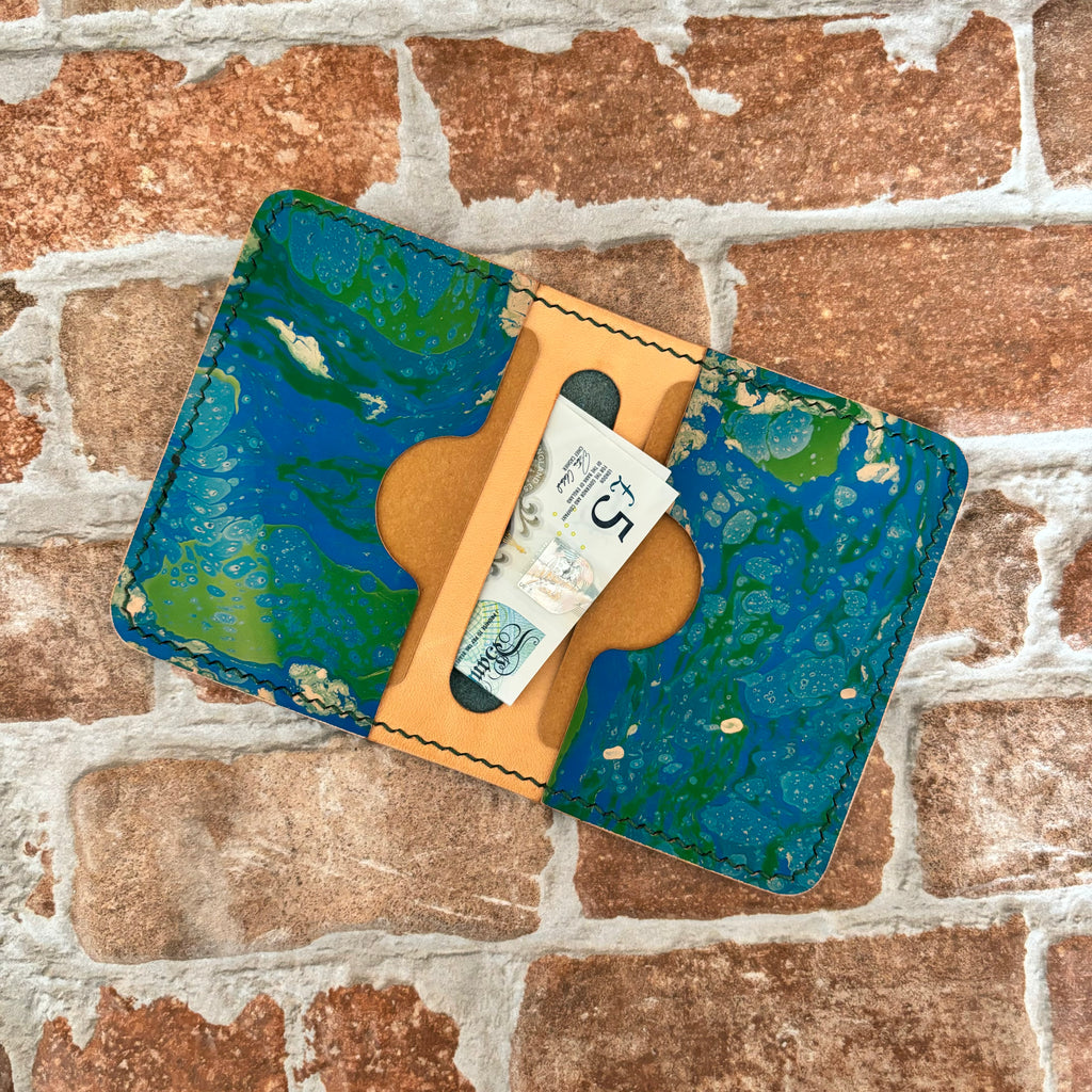 Quisquilla - Buttero blue & blue/green marbled