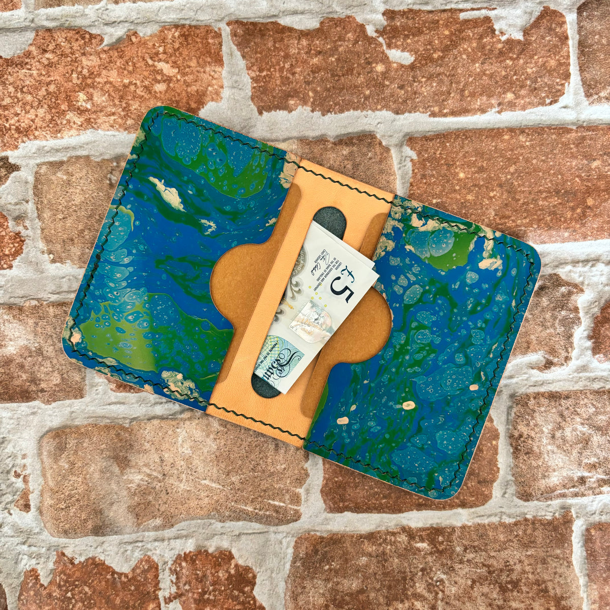 Quisquilla - Buttero blue & blue/green marbled